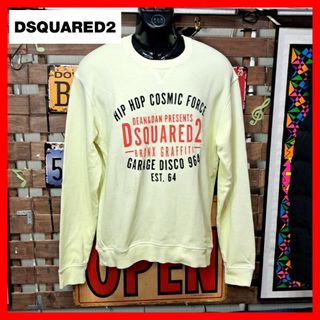 ディースクエアード(DSQUARED2)のディースクエアード　プリント　プルオーバー　スウェット　トレーナー　L(スウェット)