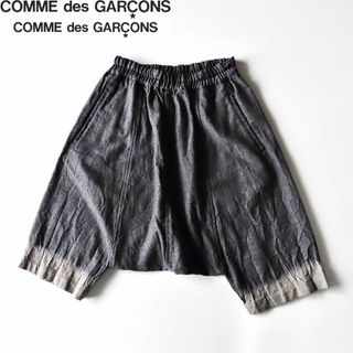 コムデギャルソンコムデギャルソン(COMME des GARCONS COMME des GARCONS)のコムデギャルソン コムコム ブリーチ加工サルエルパンツ SS 縮絨(サルエルパンツ)