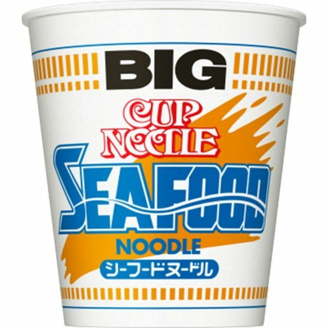 日清食品(ニッシンショクヒン)の24個　カップヌードル　ビッグ　シーフード　大盛 食品/飲料/酒の加工食品(インスタント食品)の商品写真