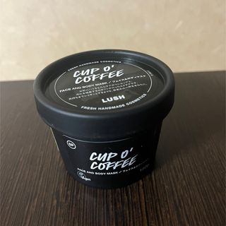 ラッシュ(LUSH)のLUSH カップオブブラック(ボディスクラブ)