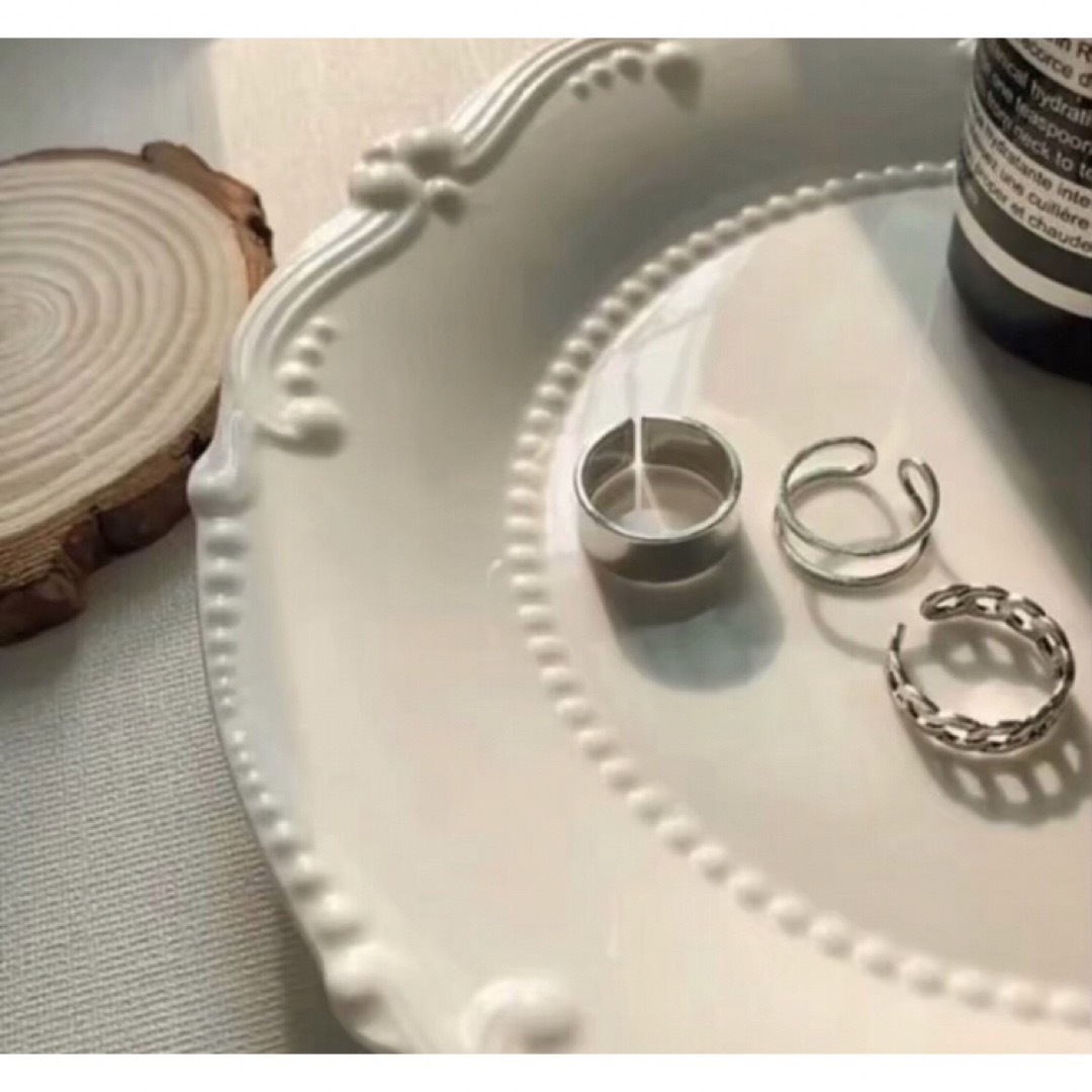 シルバー  指輪  リング　レディース　メンズ　セット　silver 韓国 レディースのアクセサリー(リング(指輪))の商品写真