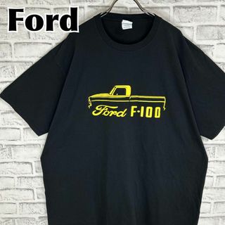 Ford フォード F-100ピックアップトラック ロゴ Tシャツ 半袖 輸入品(Tシャツ/カットソー(半袖/袖なし))