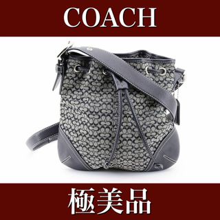 コーチ(COACH)の極美品　COACH コーチ　シグネチャー　ショルダーバッグ23120509(ショルダーバッグ)