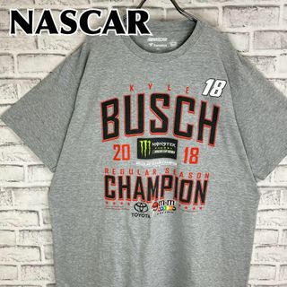 NASCAR ナスカー カイル・ブッシュ スポンサーロゴ Tシャツ半袖 輸入品(Tシャツ/カットソー(半袖/袖なし))