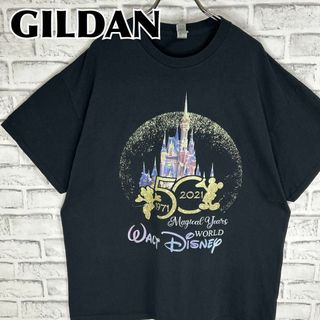 ギルタン(GILDAN)のGILDAN ギルダン WDW 50周年 マジカルイヤー Tシャツ 半袖 輸入品(Tシャツ/カットソー(半袖/袖なし))