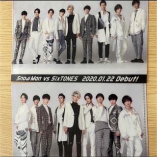 スノーマン(Snow Man)のSixTONES Snow Man クリアファイル(アイドルグッズ)