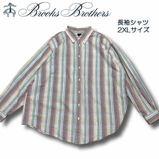 ブルックスブラザース(Brooks Brothers)のBrooks Brothers ブルックスブラザーズ 長袖シャツ サイズ2XL(シャツ)