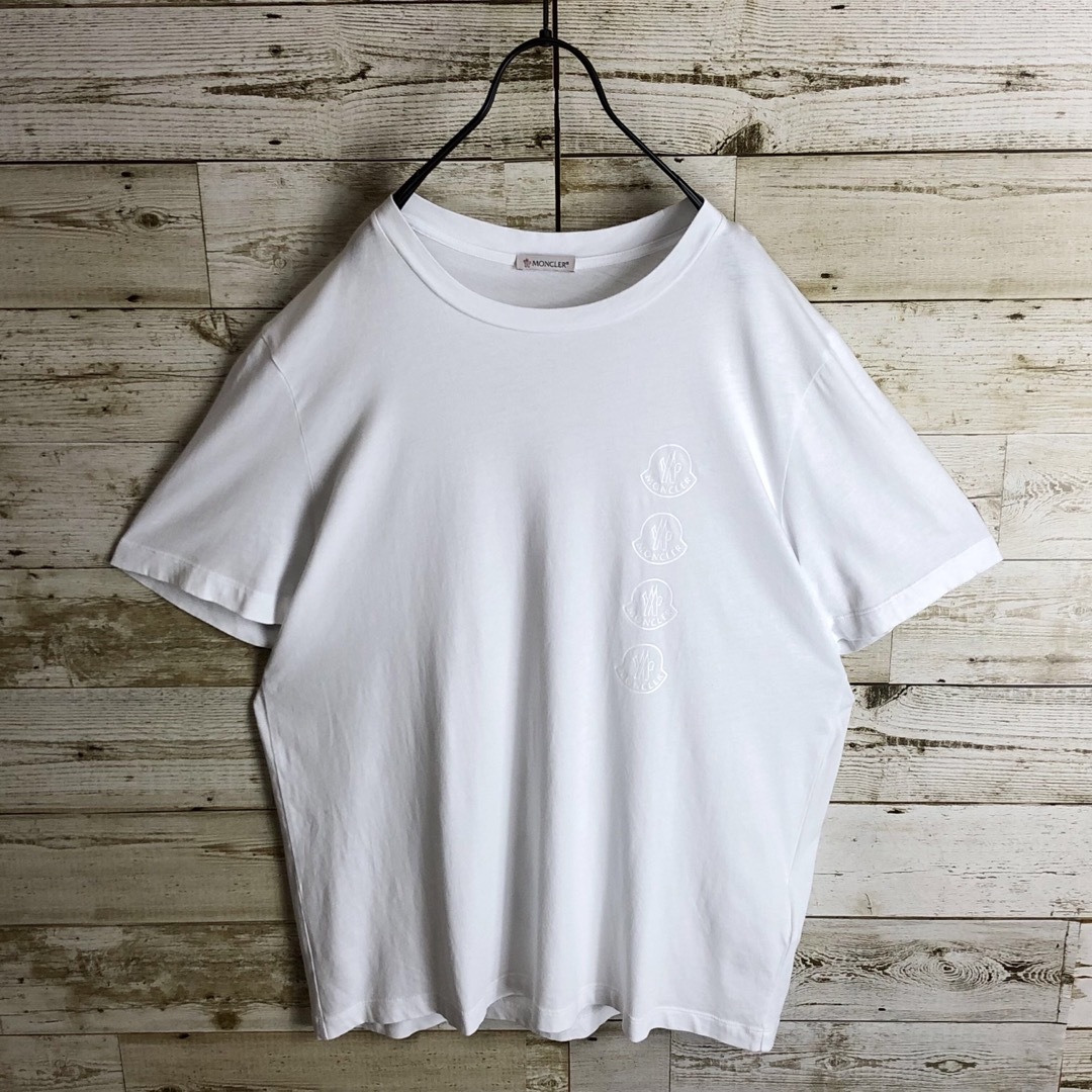 MONCLER(モンクレール)のMONCLER モンクレール tシャツ バックロゴ 両面ロゴ入り 美品 メンズのトップス(Tシャツ/カットソー(半袖/袖なし))の商品写真