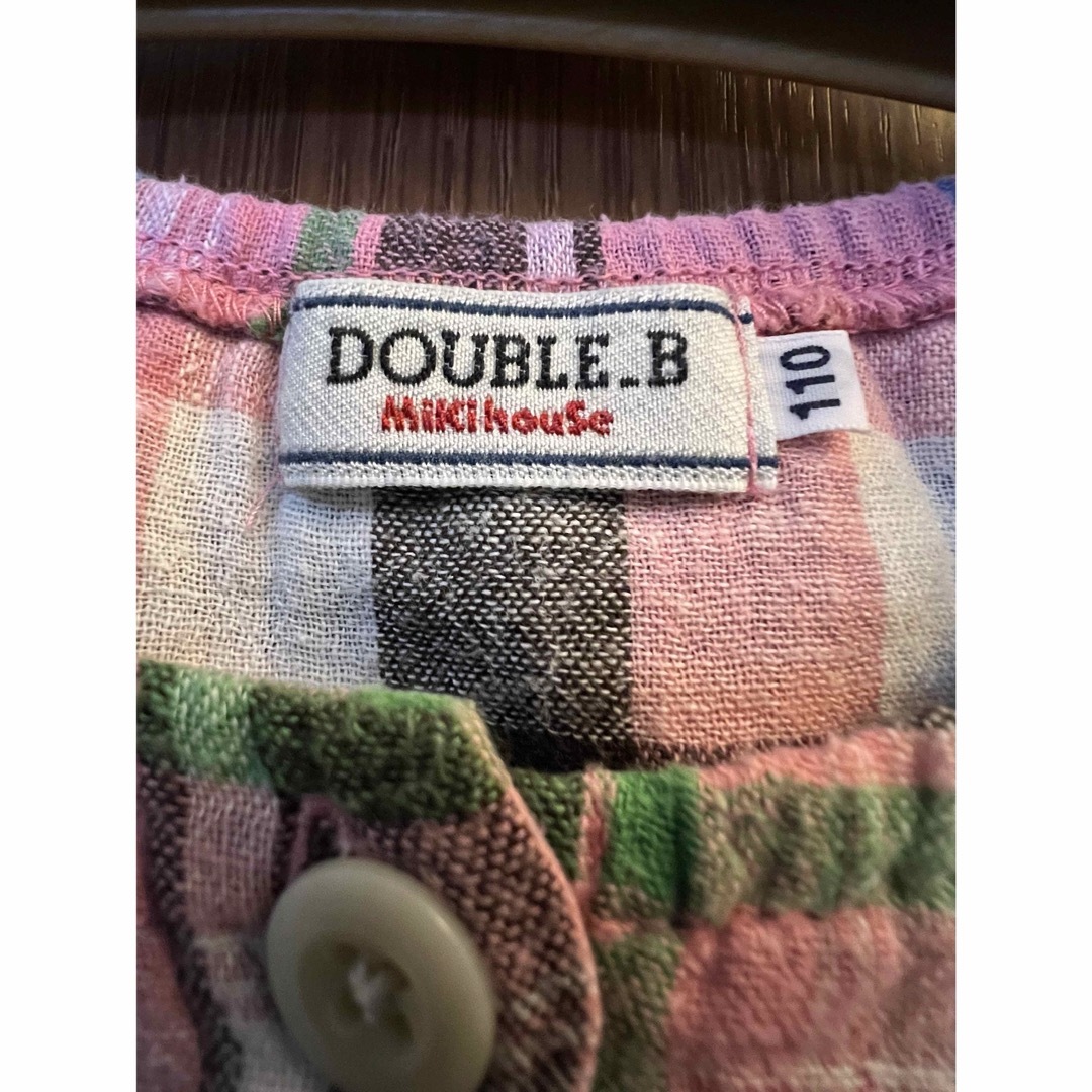 DOUBLE.B(ダブルビー)のdouble.b 110cm チュニック キッズ/ベビー/マタニティのキッズ服女の子用(90cm~)(Tシャツ/カットソー)の商品写真