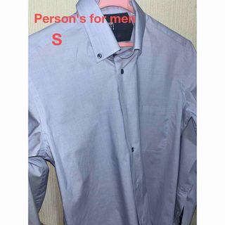 パーソンズ(PERSON'S)のワイシャツ　ボタンダウン　長袖　S(シャツ)