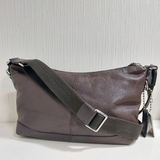 コーチ(COACH)のコーチ トンプソン ショルダーバッグ レザー ダークブラウン 70312(ショルダーバッグ)