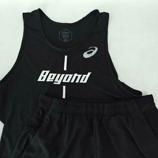 アシックス(asics)の[上下セット] アシックス BEYONDマラソン2023 レーシングシャツ ランパン L メンズ asics(陸上競技)