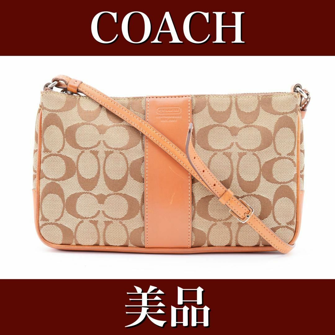 COACH(コーチ)の美品　COACH コーチ　ショルダーバッグ　ポシェット　23120507 レディースのバッグ(ショルダーバッグ)の商品写真