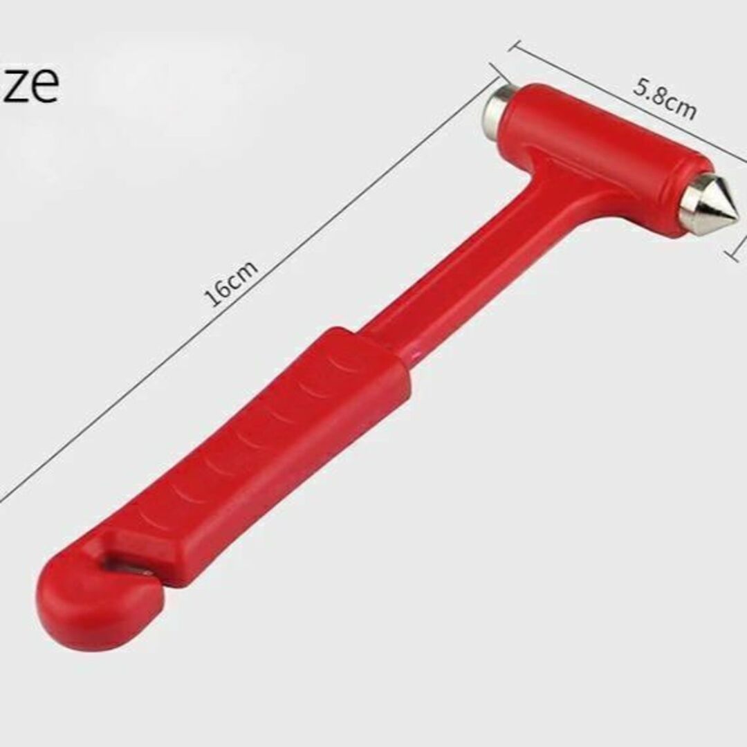 レスキューハンマー 緊急脱出ハンマー 車用 家用 安全対策 最適 命 守ろう 自動車/バイクの自動車(車内アクセサリ)の商品写真