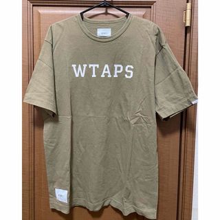 W)taps - WTAPS ダブルタップス Tシャツ サイズ:L ロゴ プリント 7分袖