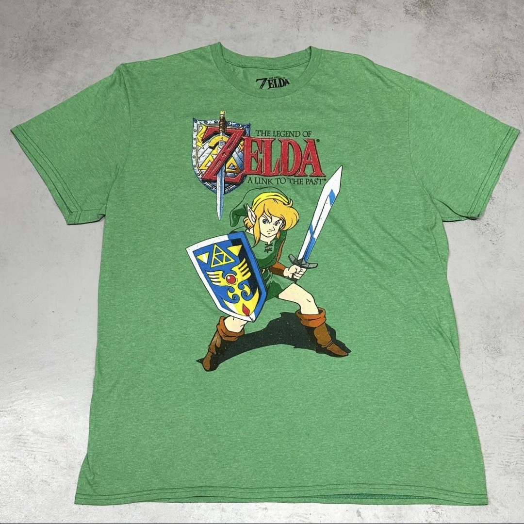 ゼルダの伝説 Tシャツ グリーン ZELDA メンズのトップス(Tシャツ/カットソー(半袖/袖なし))の商品写真