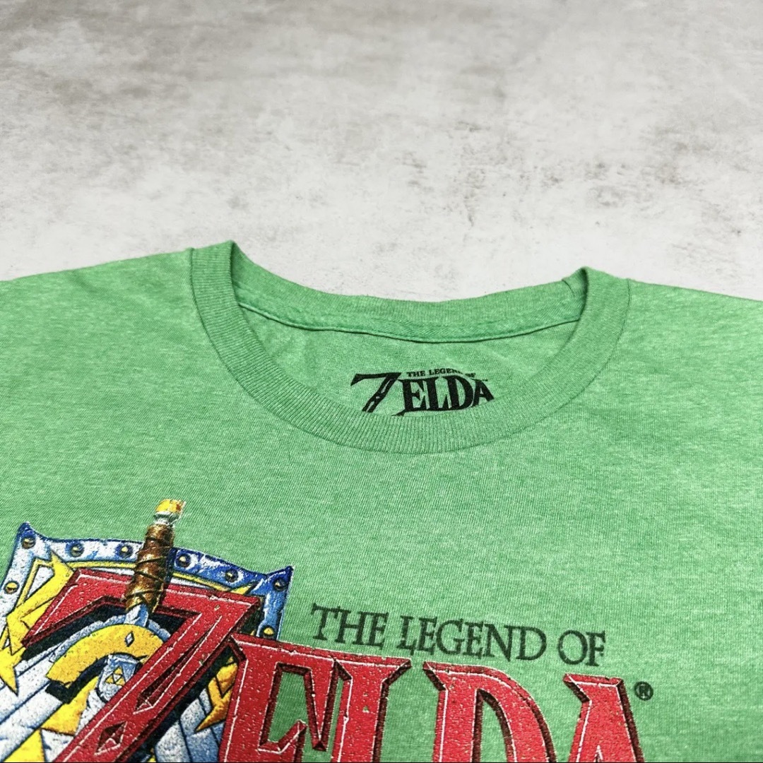 ゼルダの伝説 Tシャツ グリーン ZELDA メンズのトップス(Tシャツ/カットソー(半袖/袖なし))の商品写真