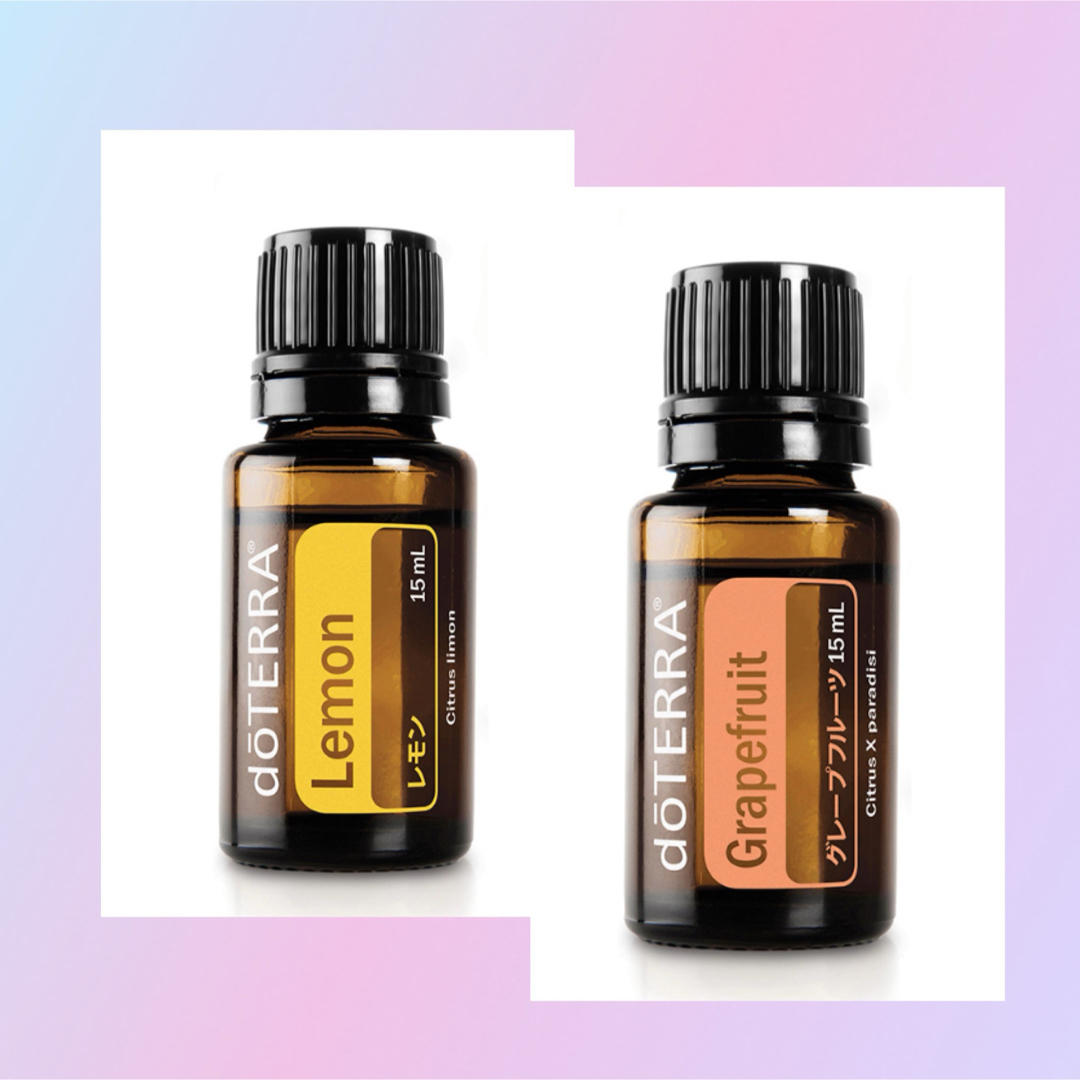 doTERRA(ドテラ)のドテラ　レモンとグレープフルーツ　doTERRA コスメ/美容のリラクゼーション(エッセンシャルオイル（精油）)の商品写真