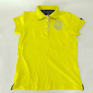 HV POLO LILLY 半袖 ポロシャツ S イエロー レディース 乗馬(その他)