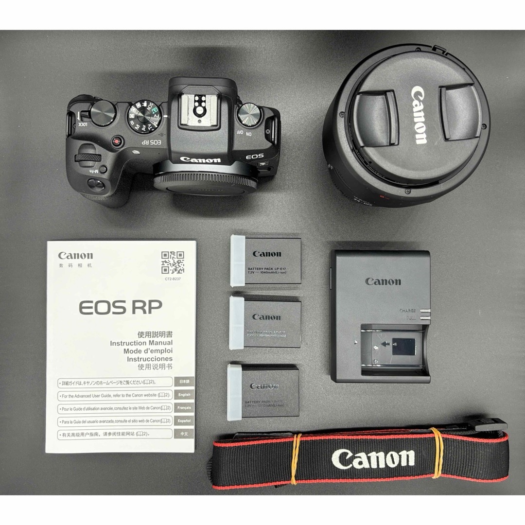 Canon(キヤノン)の中古超美品〉EOS RP RF24-105mm F4-7.1レンズキット+他 スマホ/家電/カメラのカメラ(ミラーレス一眼)の商品写真