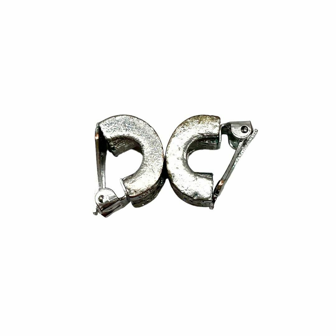 Christian Dior(クリスチャンディオール)のChristian Dior I1 シルバー　イヤリング　ラインストーン　CD レディースのアクセサリー(イヤーカフ)の商品写真