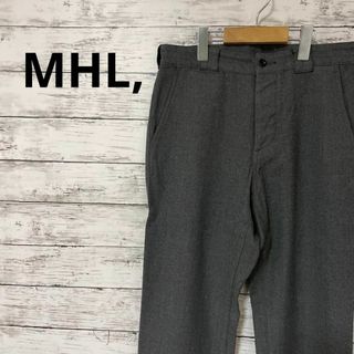 エムエイチエル(MHL.)のMHL, ウールパンツ シンプル グレー 定番 人気(その他)