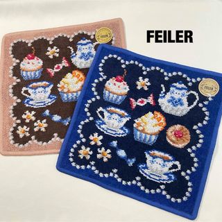 FEILER - フェイラー×イエナ IENA BONJOUR 別注ハンカチ ホワイトの