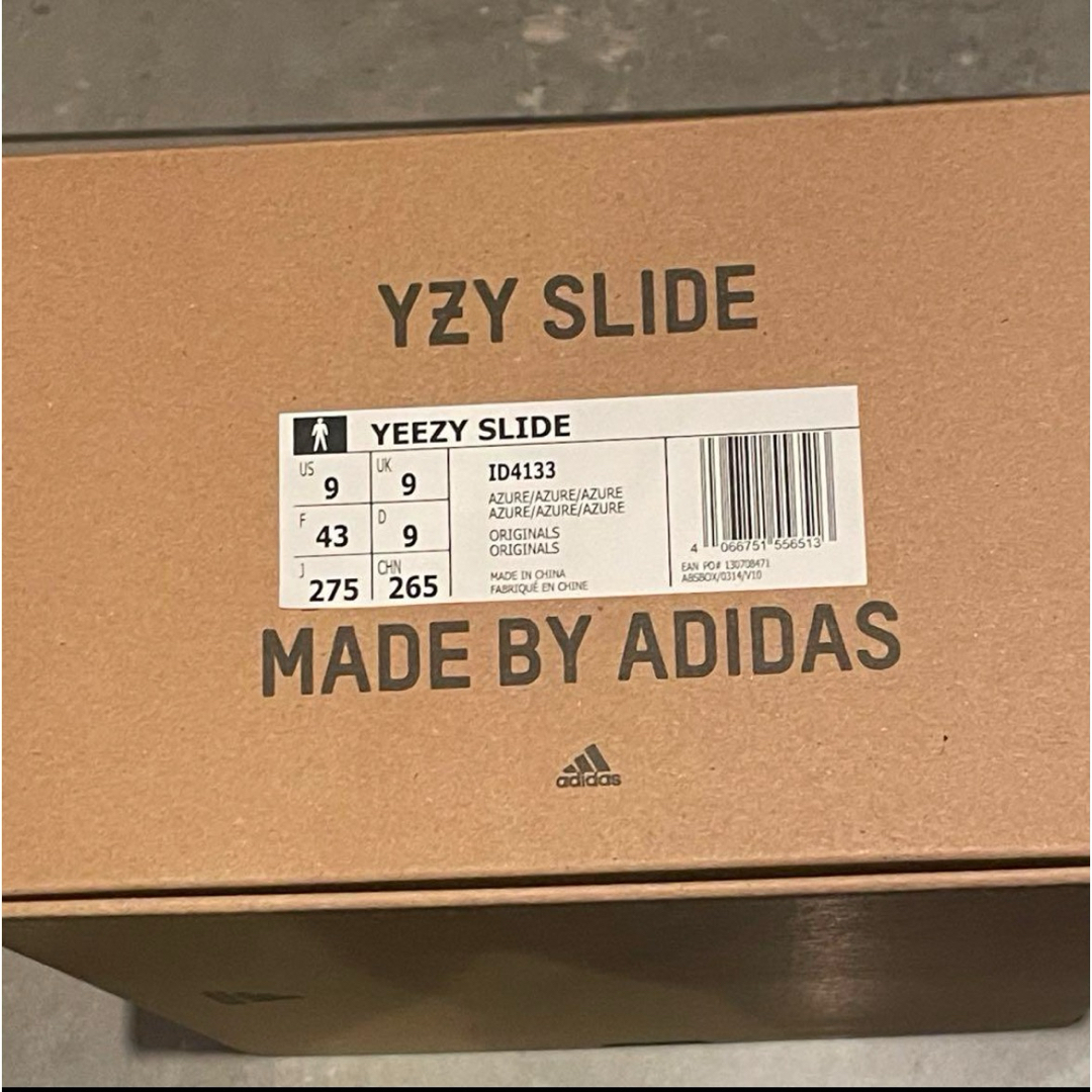 YEEZY（adidas）(イージー)の新品 adidas YEEZY Slide "Azure" 27.5cm メンズの靴/シューズ(サンダル)の商品写真