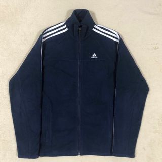 adidas - アディダス　adidas フリース　ジャケット　三本線　メンズ　Mサイズ