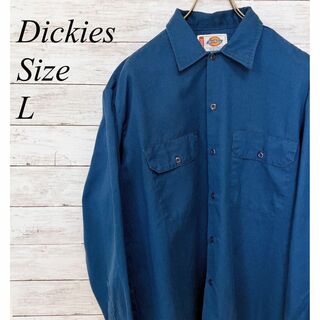 ディッキーズ(Dickies)の値下げ不可　ディッキーズ　オーバーサイズワークシャツ　無地プレーン　メンズ古着.(シャツ)
