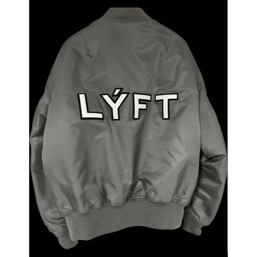 LYFT LOGO PATCH MA-1 JACKET ボンバージャケット　 メンズのジャケット/アウター(ブルゾン)の商品写真
