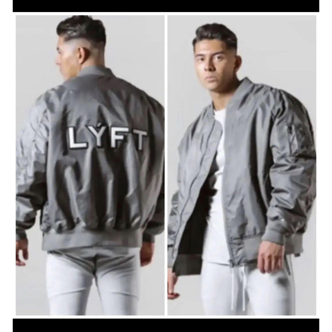 LYFT LOGO PATCH MA-1 JACKET ボンバージャケット　 メンズのジャケット/アウター(ブルゾン)の商品写真