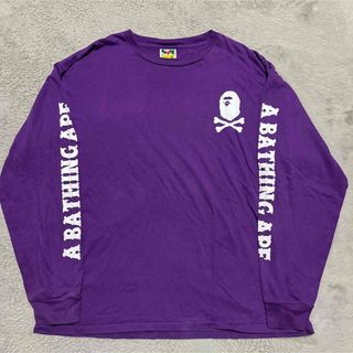 アベイシングエイプ(A BATHING APE)のAPE BAPE KAWS PIRATE STORE パイレーツ　ロンt 2XL(Tシャツ/カットソー(七分/長袖))