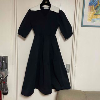 CELFORD - 新品 セルフォード 刺繍カラータイトワンピース ブラック 34