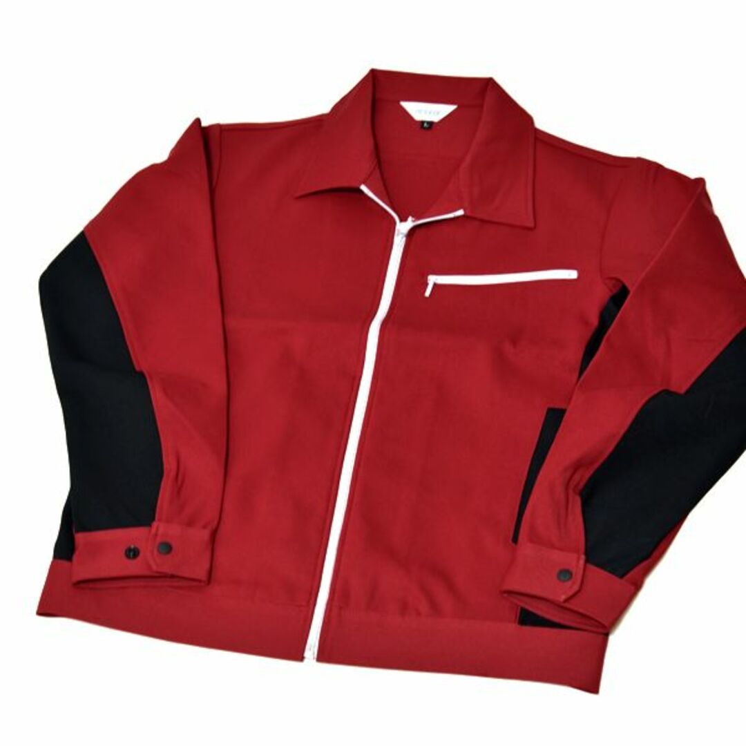 新品 PETICOOL ワークブルゾン LL XL レッド 長袖 ジャケット 赤 メンズのジャケット/アウター(ブルゾン)の商品写真