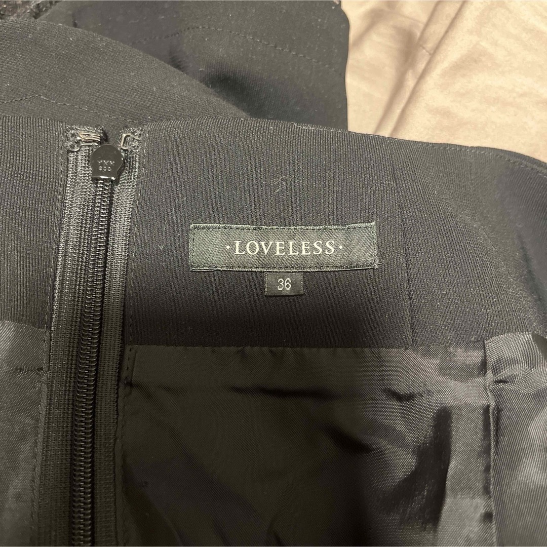 LOVELESS(ラブレス)のloveless レーススカート レディースのスカート(ひざ丈スカート)の商品写真