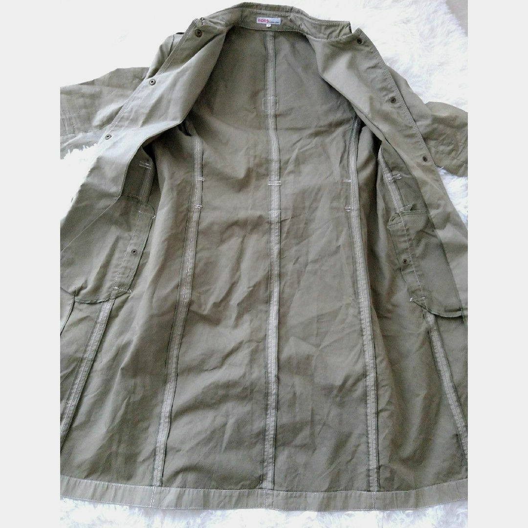 Michael Kors(マイケルコース)のMICHAEL KORS　トレンチコートベルト付　Sサイズ レディースのジャケット/アウター(トレンチコート)の商品写真