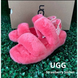 アグ(UGG)のUGG ☆新品☆アグOh Yeah オー イヤー サンダル/ストロベリー ピンク(サンダル)