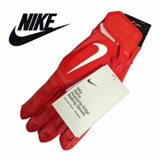 ナイキ(NIKE)の日本未発売・岡本和真愛用のバッテ！ ナイキ　バッティンググローブ 赤　Lサイズ(グローブ)