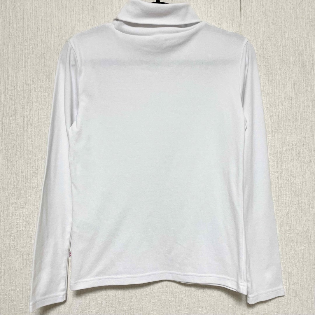 Courreges(クレージュ)のcourreges クレージュ タートル 長袖 カットソー ロゴ ラインストーン レディースのトップス(カットソー(長袖/七分))の商品写真