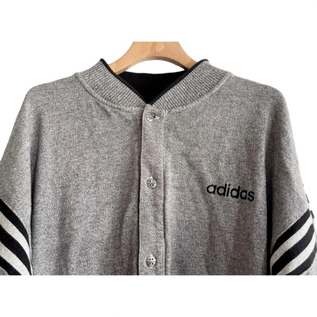 adidas(アディダス)のadidas アディダス ブルゾン  ロゴ コットン100 L メンズのジャケット/アウター(ブルゾン)の商品写真