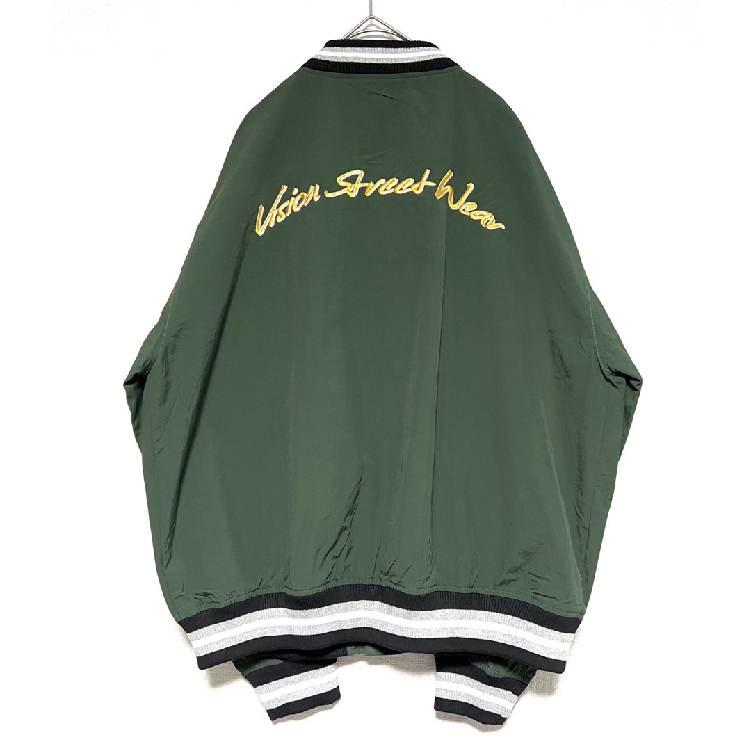 VISION STREET WEAR(ヴィジョン ストリート ウェア)の【タグ付き新品】定価¥8690 VISION STREET WEAR スタジャン メンズのジャケット/アウター(ナイロンジャケット)の商品写真