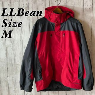 エルエルビーン(L.L.Bean)のエルエルビーン　マウンテンパーカー　サイズＭ　ナイロンブルゾン防寒　メンズ古着(マウンテンパーカー)