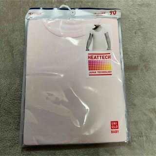 ユニクロ(UNIQLO)の新品！ユニクロ　ヒートテック肌着　半袖　ピンク　90(下着)