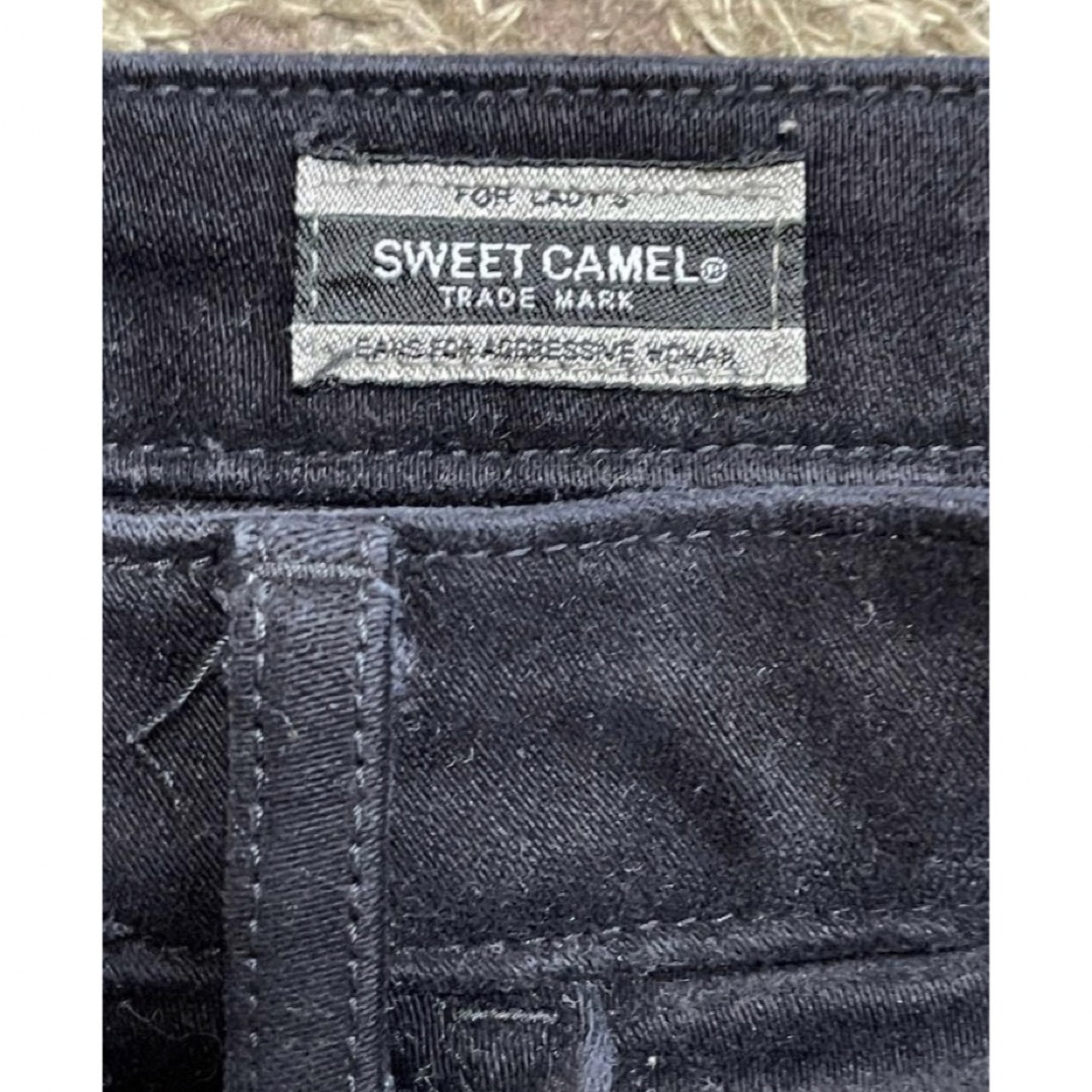 SweetCamel(スウィートキャメル)のSWEET CAMEL レディース　黒　パンツ　ブラック　スウィート　キャメル レディースのパンツ(カジュアルパンツ)の商品写真