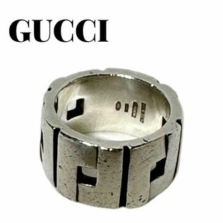 グッチ(Gucci)のGUCCI / グッチ　Gロゴ　ワイドリング　シルバー925(リング(指輪))