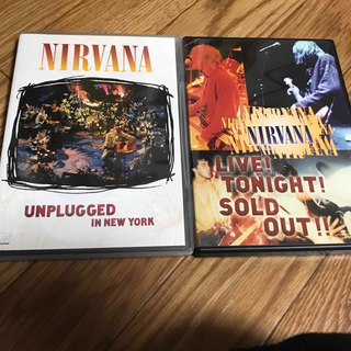 Nirvana ライブDVD 2枚セット(ミュージック)