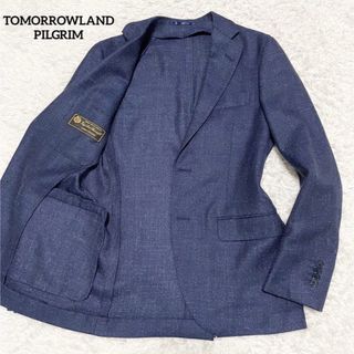 トゥモローランド(TOMORROWLAND)のトゥモローランド ピルグリム  ロロピアーナ テーラードジャケット　シルク(テーラードジャケット)