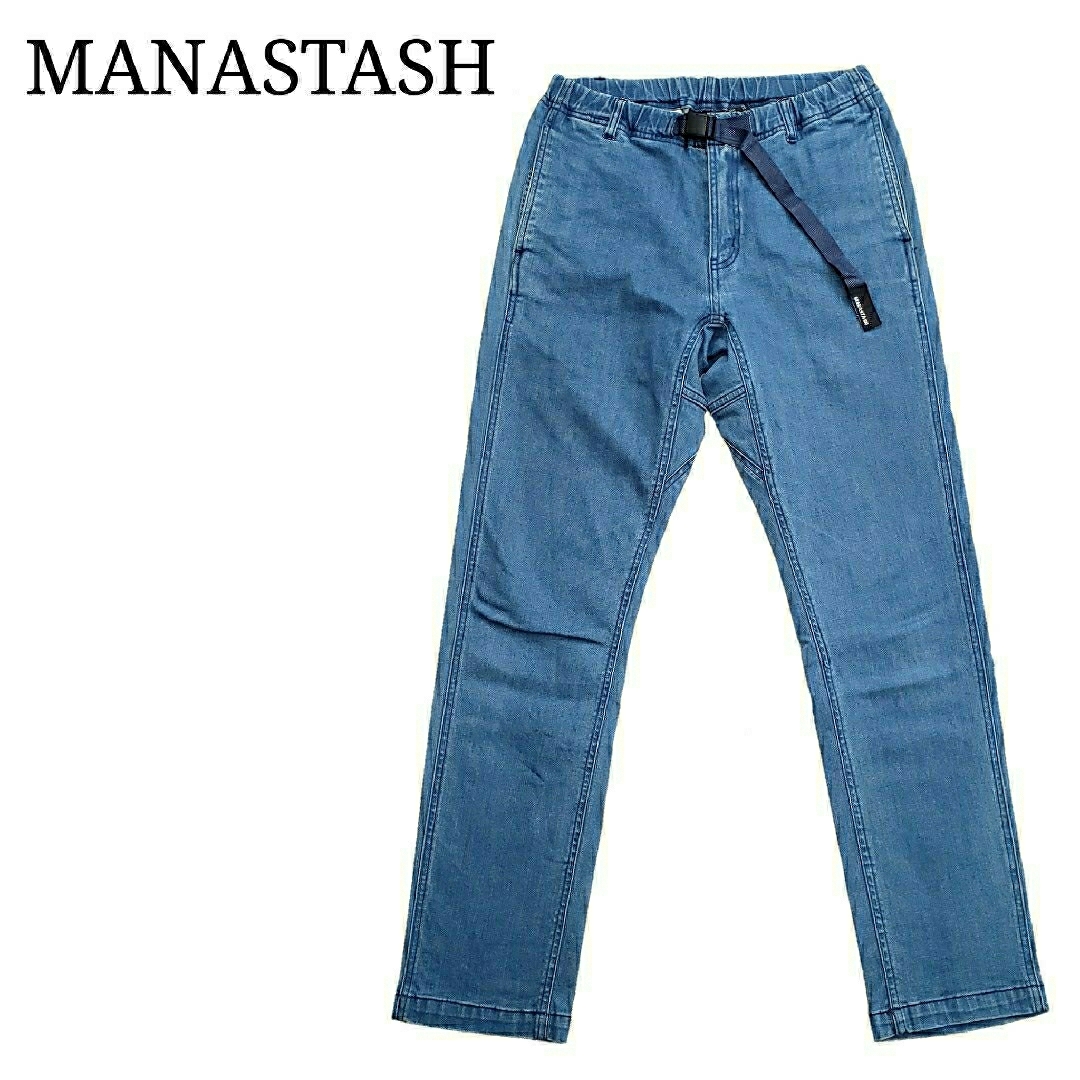 MANASTASH(マナスタッシュ)のMANASTASH ガゼットクロッチ デニム パンツ メンズのパンツ(デニム/ジーンズ)の商品写真