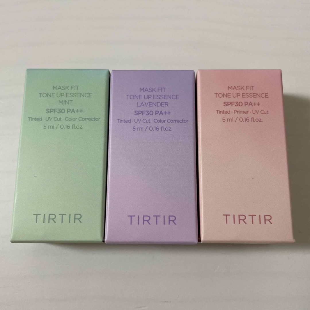 TIRTIR(ティルティル)の新品未開封　TIRTIR マスクフィットトーンアップエッセンス 3点セット コスメ/美容のベースメイク/化粧品(化粧下地)の商品写真